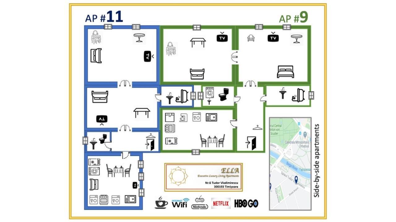 Ella Apartment Timisoara No9 Eksteriør billede